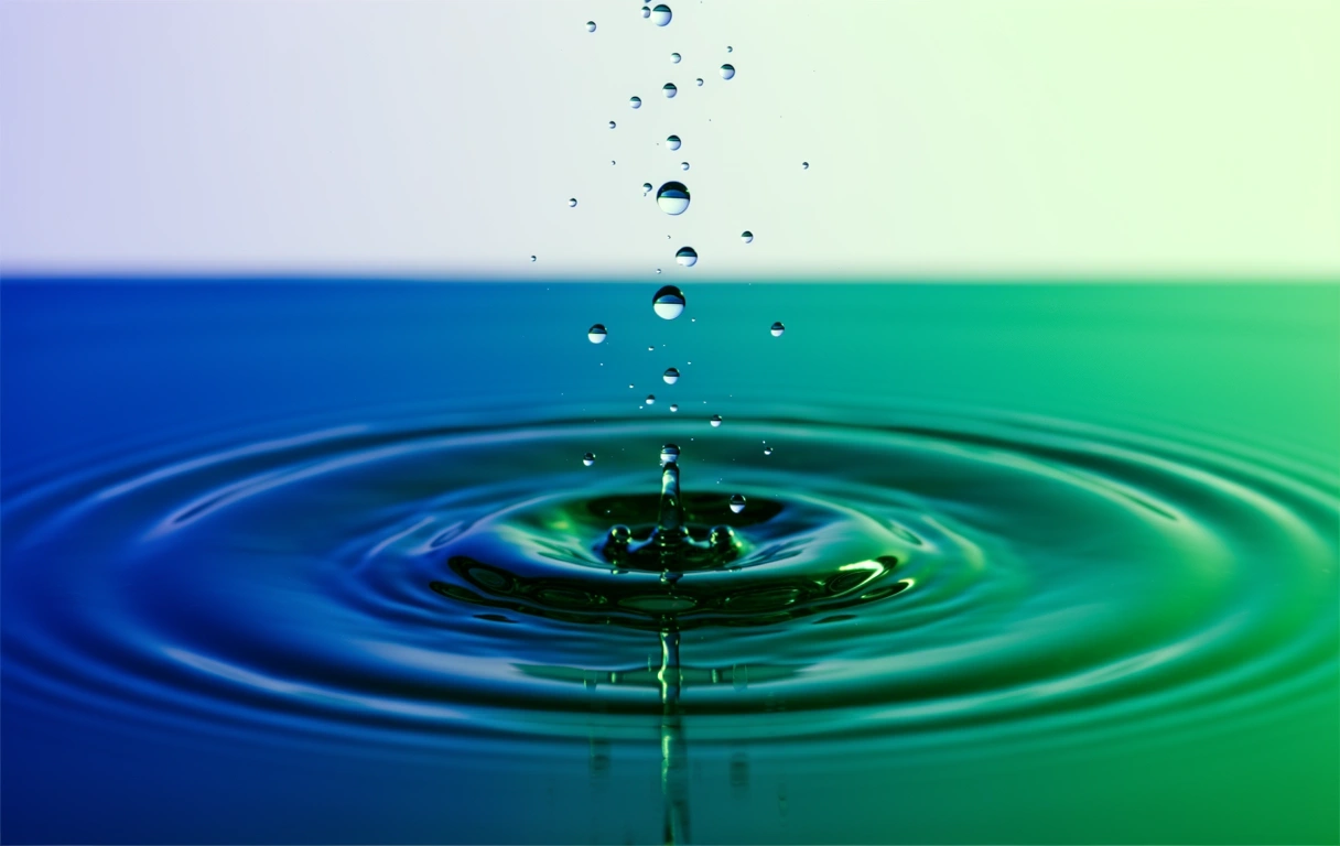 Essential Oil Droplet Macro